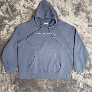 Taylor Swift X-Large Tour Promo Double Sided Pullover Sweater Navy Pastel